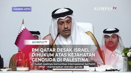 Tegas! PM Qatar Desak Israel Dihukum atas Kejahatan Genosida di Palestina
