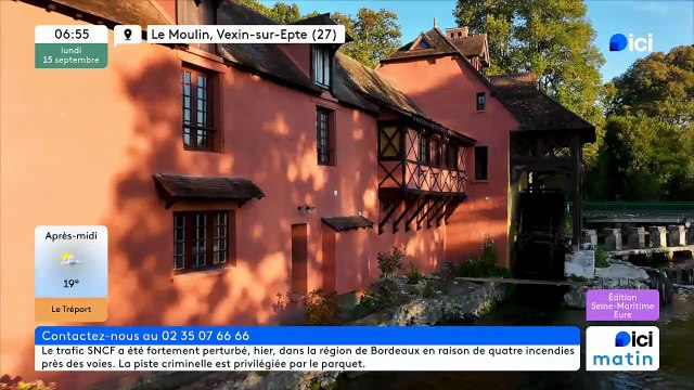 15/09/2025 - ici matin par ici Normandie (Seine-Maritime - Eure) en vidéo