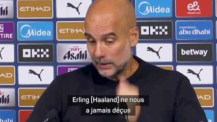 Man. City - Guardiola : “Haaland ne nous a jamais déçus, c’est un joueur spécial”