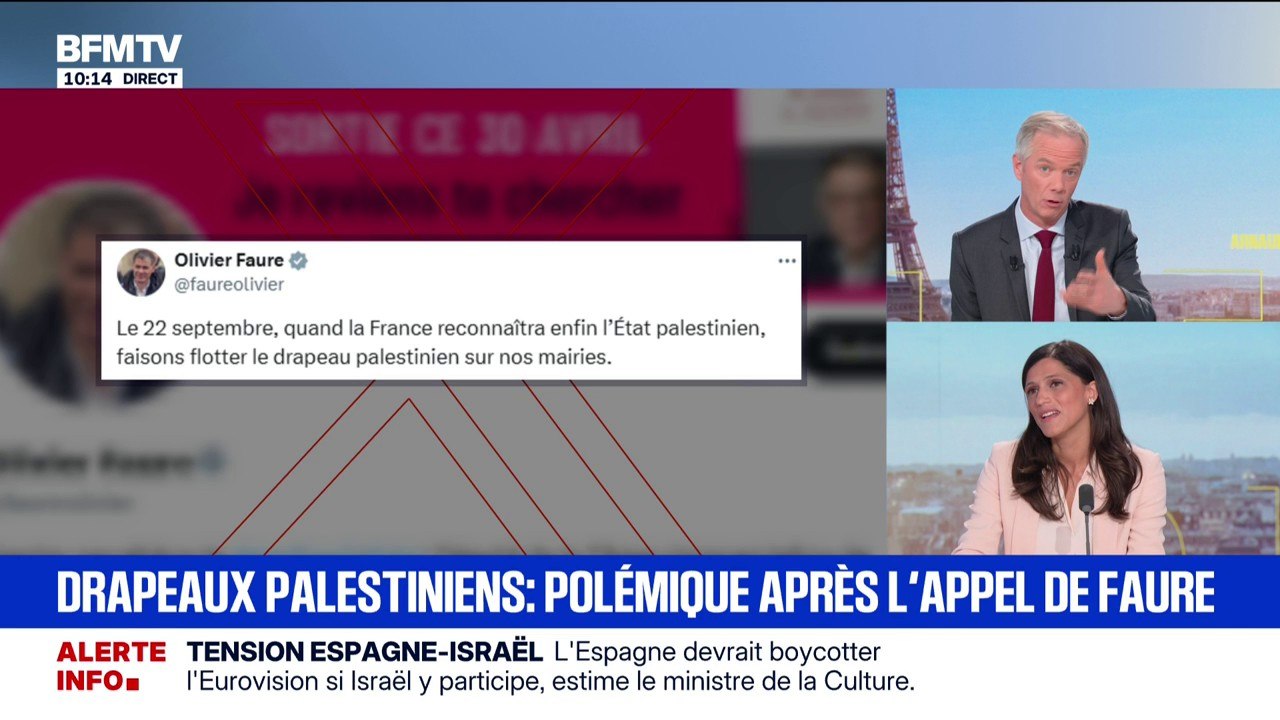 Drapeaux palestiniens sur les mairies: "Je ne trouve pas que ce soit une réponse adéquate", réagit Eléonore Caroit, députée EPR
