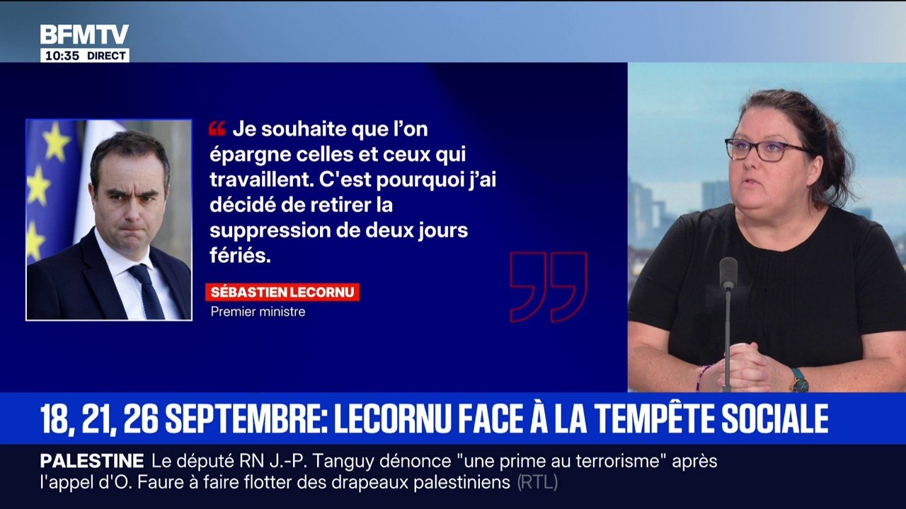 Fanny Da Coster (CGT): "Nous ce qu'on demande dans un premier temps au nouveau Premier ministre, c'est l'abrogation de la réforme des retraites"