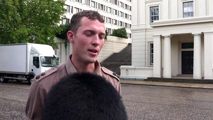 State Visit: Officer privileged to represent British Army