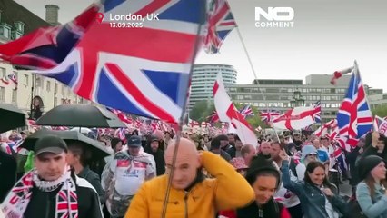 Londra’da 'Krallığı Birleştir' mitingi tansiyonu yükseltti
