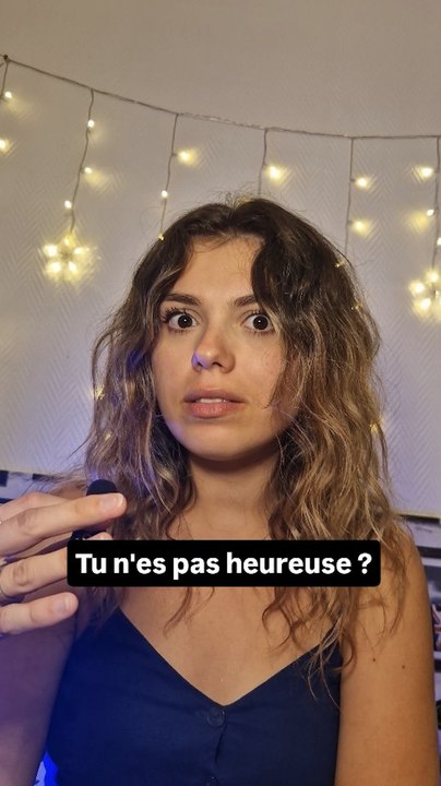 Si tu n'es pas heureux c'est de TA faute !