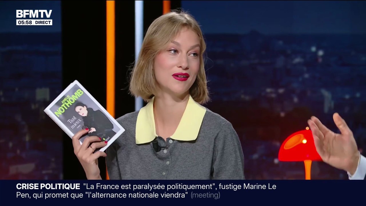 Alix Dauge - BFM TV du 15/09/2025 - Le nouveau roman "Tant mieux" d'Amélie Nothomb, un hommage à sa mère ✍️