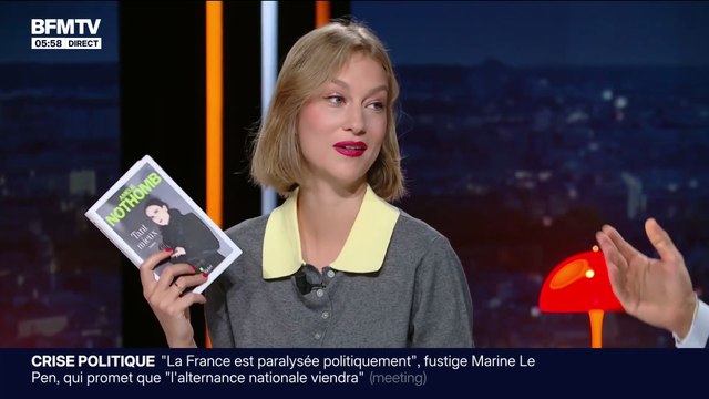 Alix Dauge - BFM TV du 15/09/2025 - Le nouveau roman Tant mieux d'Amélie Nothomb, un hommage à sa mère ✍️