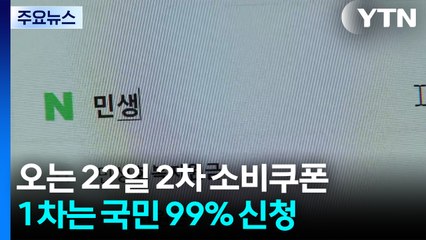 1차 소비쿠폰, 국민 99% 신청...2차는 22일부터 시작 / YTN