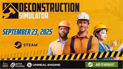 Deconstruction Simulator Official Release Date Trailer
