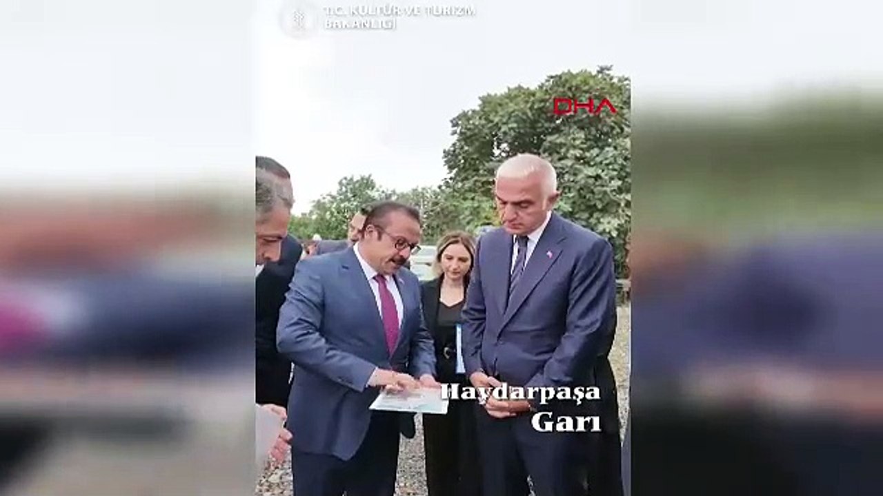 İstanbul- Bakan Ersoy; Tarihi Haydarpaşa Garı kültür ve sanat merkezi olacak