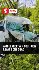Ambulance crashes into van in Kinabatangan, one dead and 11 injured