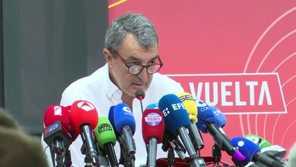 Javier Guillén, sobre incidentes en La Vuelta: "Lamento la imagen, exigimos respeto;"
