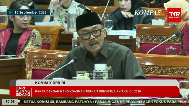 Anggota DPR Golkar Tiru Gaya Bicara Presiden Prabowo saat Rapat dengan Mendikdasmen Abdul Muti