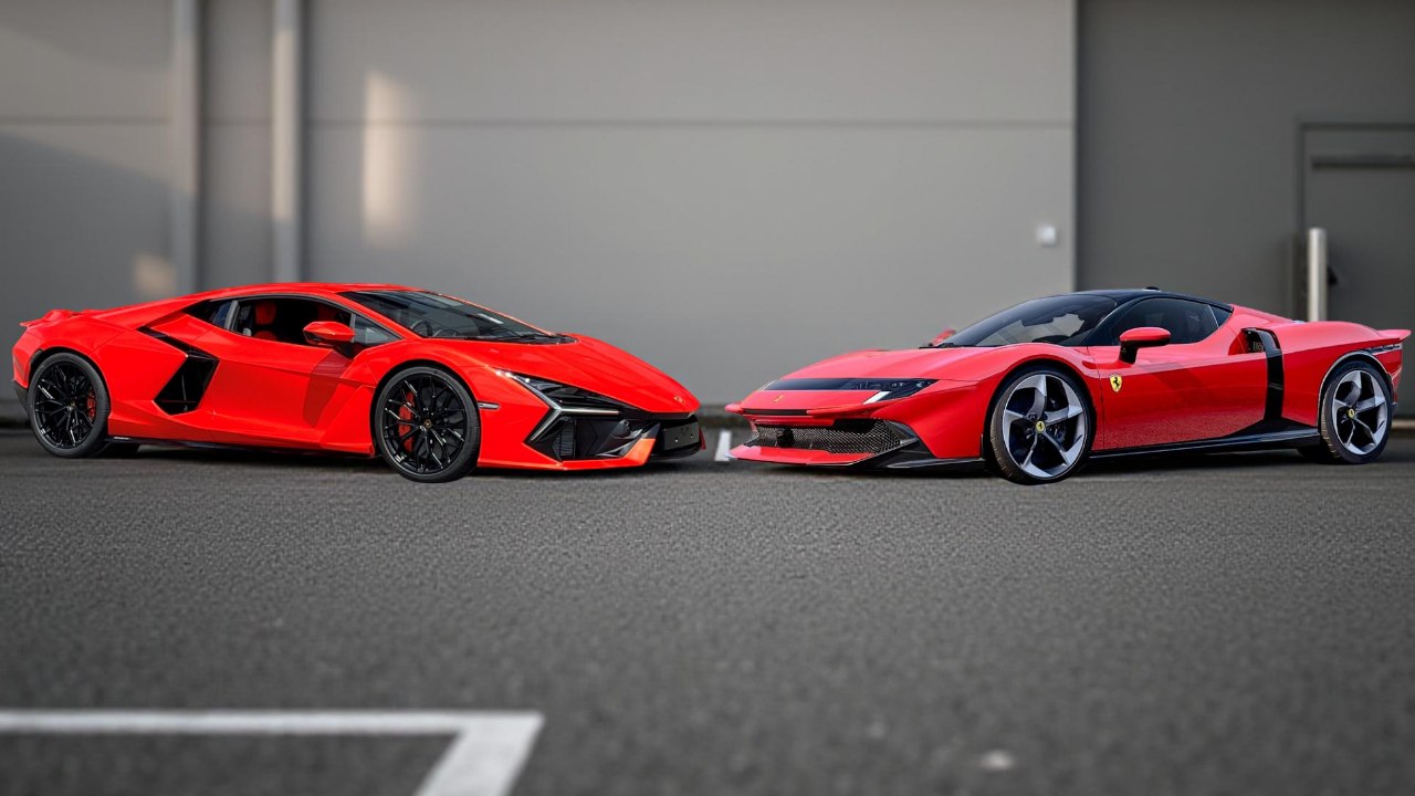 Lamborghini Revuelto trifft Ferrari 849 Testarossa – Hybridpower mit über 2.000 PS!