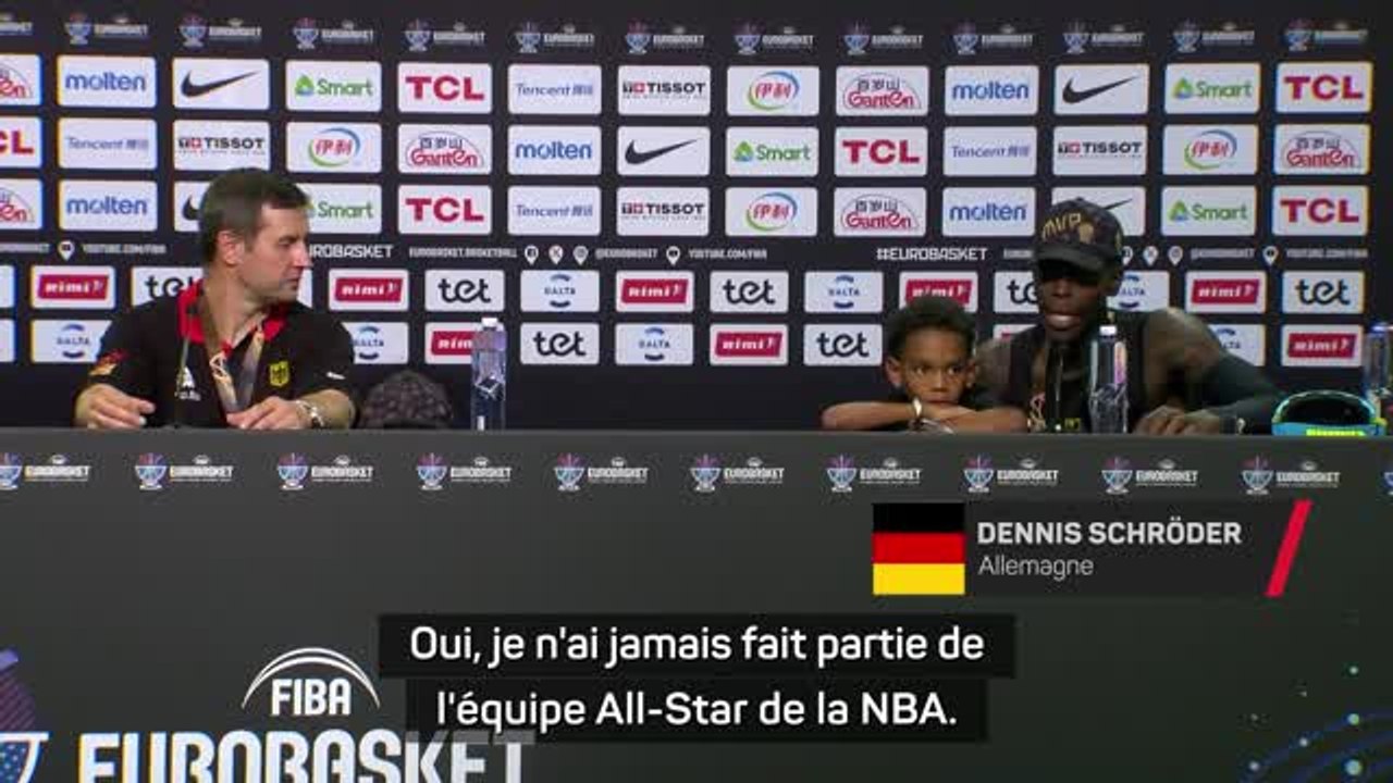 Allemagne - Schröder : “Giannis, Dončić, Jokić, Wagner, tellement d’européens font le spectacle en NBA !”