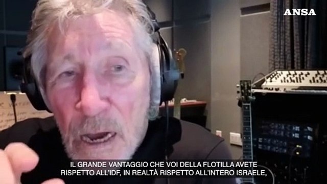 Roger Waters alla Flotilla: Seguiamo insieme la stessa bussola morale
