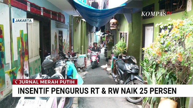 Rano Karno Ungkap Pemprov DKI Naikkan Insentif RT dan RW 25 Persen Mulai Oktober | JMP
