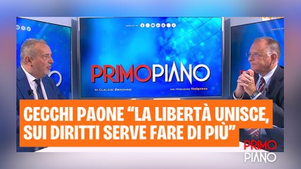 Cecchi Paone “La libertà unisce, sui diritti serve fare di più”
