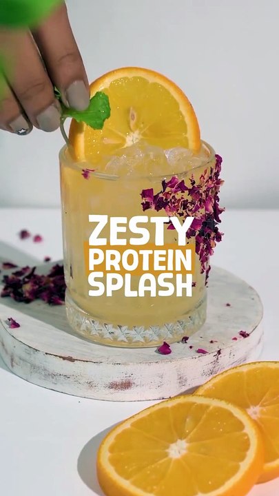 Meet the Zesty Protein Splash — where taste meets power!