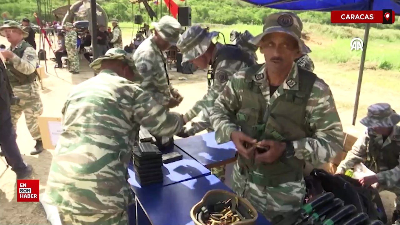 ABD-Venezuela gerilimi sonrası milis tatbikatları başladı