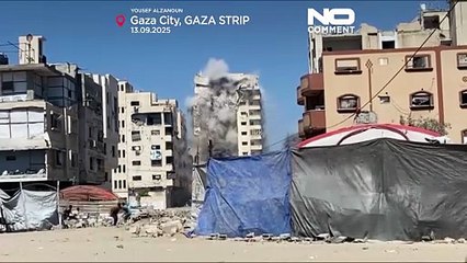 Israele distrugge numerosi edifici a Gaza City dopo avvertimento di evacuazione