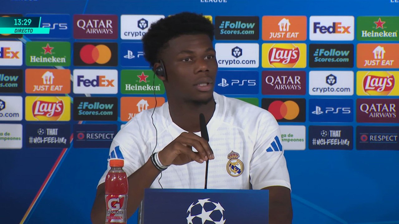 Rueda de prensa de Aurelien Tchouameni, previa al Real Madrid vs. Olympique de Marsella