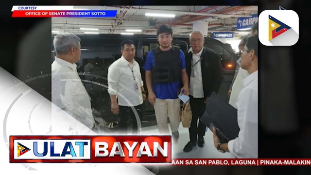 Ilang senador, nagkasagutan sa plenaryo sa usapin kung saan dapat idetine ang dating DPWH Engineer na si Brice Hernandez | ulat ni Daniel Manalastas