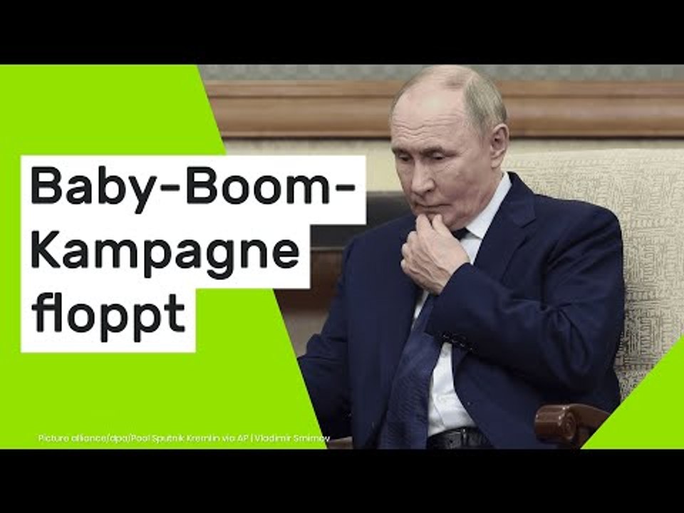 Wladimir Putin: Baby-Boom-Kampagne floppt – junge Russinnen bleiben unbeeindruckt