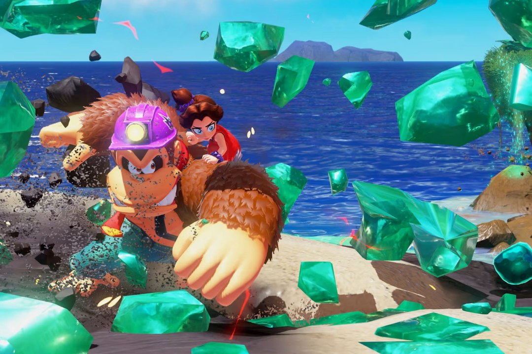 Tráiler de Donkey Kong Bananza: Isla de DK + Caza de esmeraldas