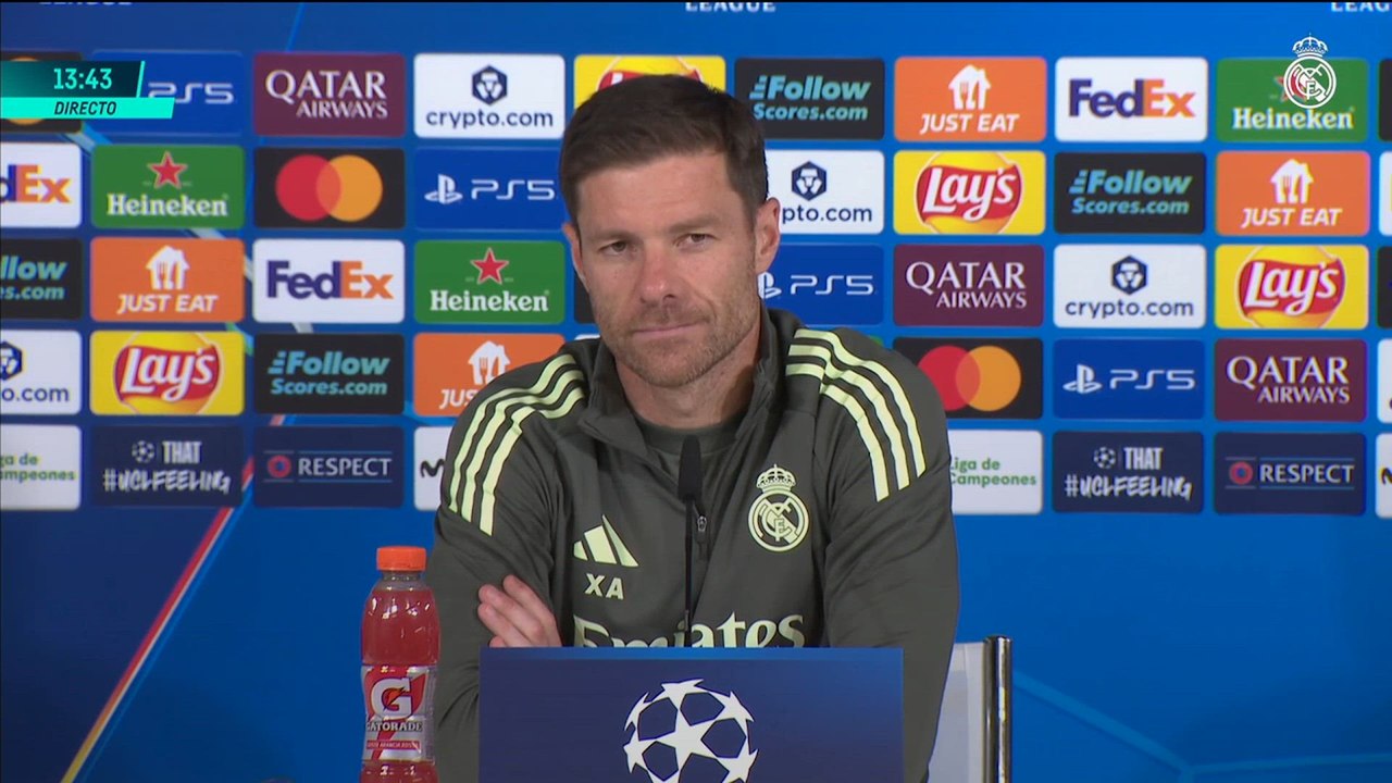 Rueda de prensa completa de Xabi Alonso, previa al Real Madrid vs. Olympique de Marsella