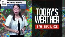 Today's Weather, 5 P.M. | September 15, 2025