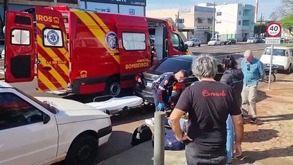 Mulher se envolve em acidente de trânsito com patinete elétrico no Alto Alegre, em Cascavel