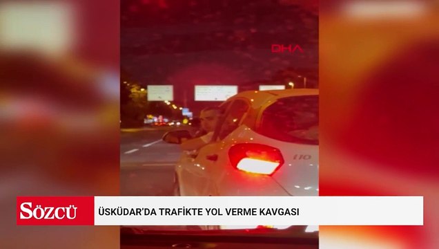 Üsküdar’da trafikte yol verme kavgasında biber gazı sıkan sürücü adli kontrolle serbest kaldı