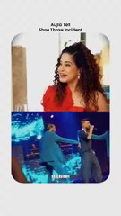 When fans say ‘I’d give anything for your autograph’… Aujla didn’t expect it to be a flying shoe. 👟😂 Respect to him for handling it cool though!  #glamsham #karanaujla #shoestory #concertvibes #unexpectedmoments #fanlovegonewrong #stagelife #desimusicsc