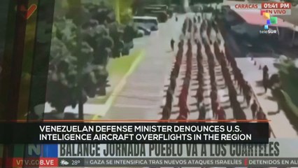 FTS 8:30 15-04: Venezuelan Defense Minister denounces U.S. intelligence aircraft overflights in the region