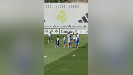 El detalle de Mbappé en el entrenamiento del Real Madrid con el que Ceballos no daba crédito