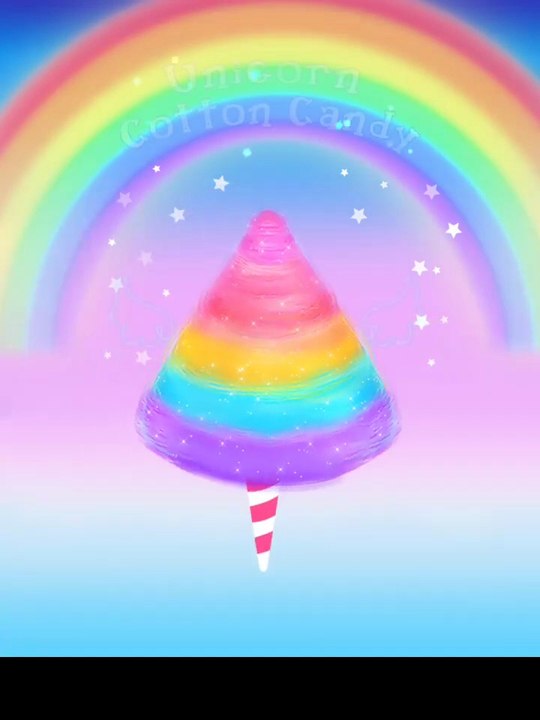 🦄🍭 Making Cotton Candy – Unicorn Cooking