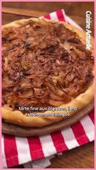 FEMME ACTUELLE : Marion partage sa tarte fine aux oignons caramélisés qui fait fondre tout le monde