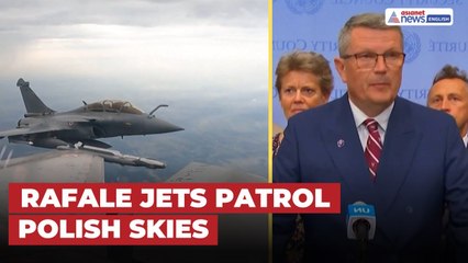 Rafale Jets Patrol Polish Skies After Poland Shoots Down Russian Drones | Putin-NATO Standoff