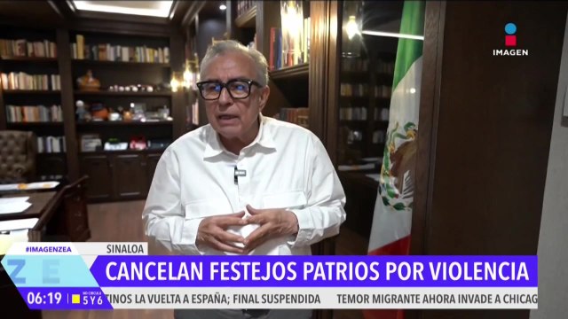 Rubén Rocha cancela los festejos patrios por ola de violencia