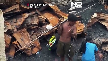 تصاویری از فیلیپین؛ آتش سوزی در مانیل یک هزار خانواده را بی‌خانمان کرد