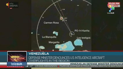 Venezuela: Defense Minister denounces U.S. intelligence aircraft overflights in the region