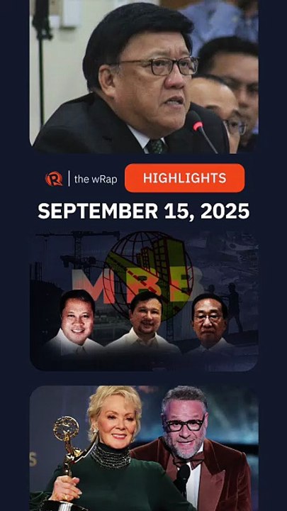 Today’s headlines: Andy Reyes, Manuel Bonoan, Emmy Awards 2025 | The wRap | September 15, 2025