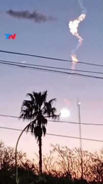 El cielo de Bahía Blanca se iluminó con un objeto que varios vecinos describieron como una bola de fuego