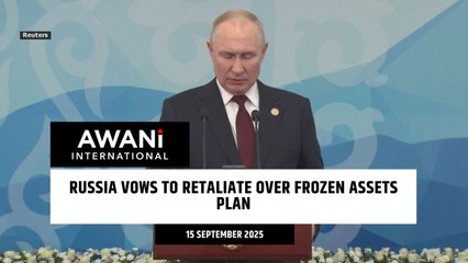 Russia vows to retaliate over frozen assets plan