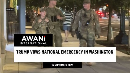 Trump vows national emergency in Washington