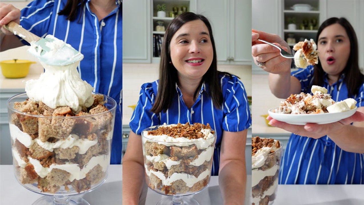 How to Make Banana Bread Trifle