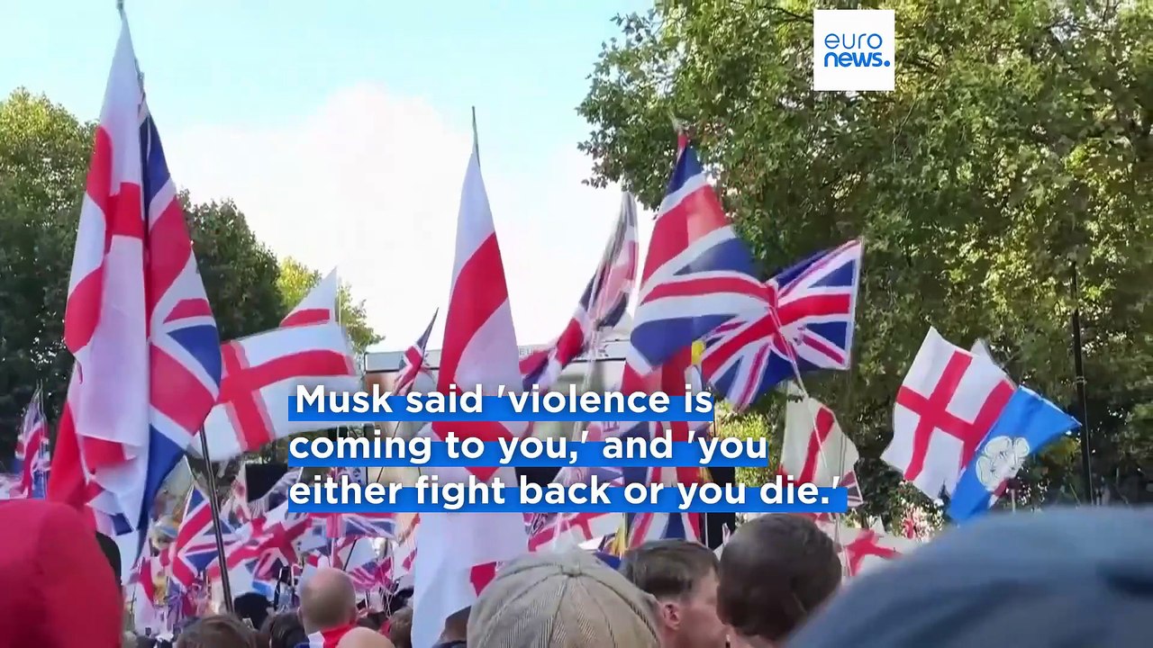 PM Starmer condemns Elon Musk's 'violence is coming' comments at UK anti-migrant rally