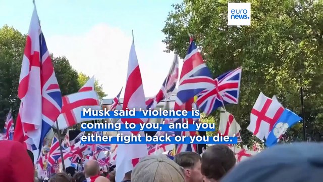 PM Starmer condemns Elon Musk's 'violence is coming' comments at UK anti-migrant rally