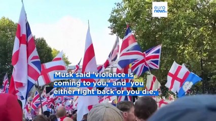 PM Starmer condemns Elon Musk's 'violence is coming' comments at UK anti-migrant rally