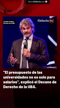 El presupuesto de las universidades no es solo para salarios , explicó el Decano de Derecho de la UBA.